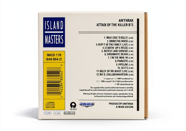 Fontana Island CD Rap Rock 1991 Album 5.5x4.9in-1