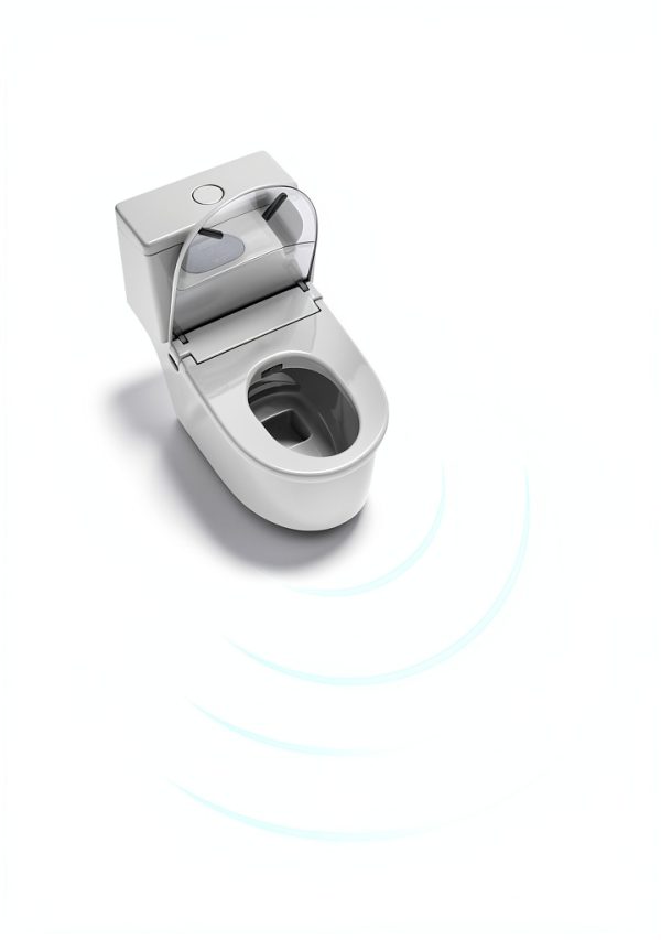 Sosh Auto Open Lid Bidet Seat, Smart Max Electric Toilet Seat with Instant Warm Water, Dryer, Front and Rear Wash, Remote Control, Self-Cleaning Nozzle, Eco Mode-2