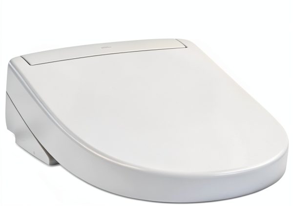 TOTO® WASHLET® S5 Electronic Bidet Toilet Seat with Instantaneous Water Heating, PREMIST and EWATER+ Wand Cleaning, Round, Cotton White - SW3445#01-0