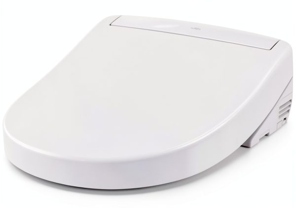 TOTO® WASHLET® S5 Electronic Bidet Toilet Seat with Instantaneous Water Heating, PREMIST and EWATER+ Wand Cleaning, Round, Cotton White - SW3445#01-16
