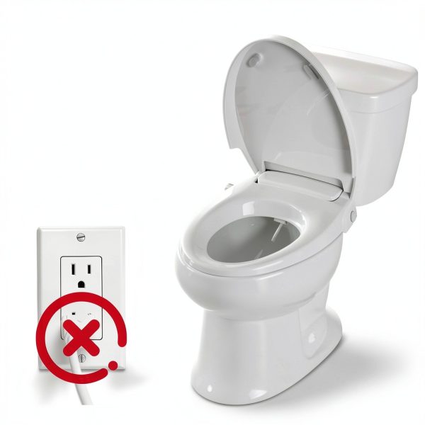 Bidet Toilet Seat Elongated Clirass SC-HEY02 Slow-Close Dual Nozzles-5