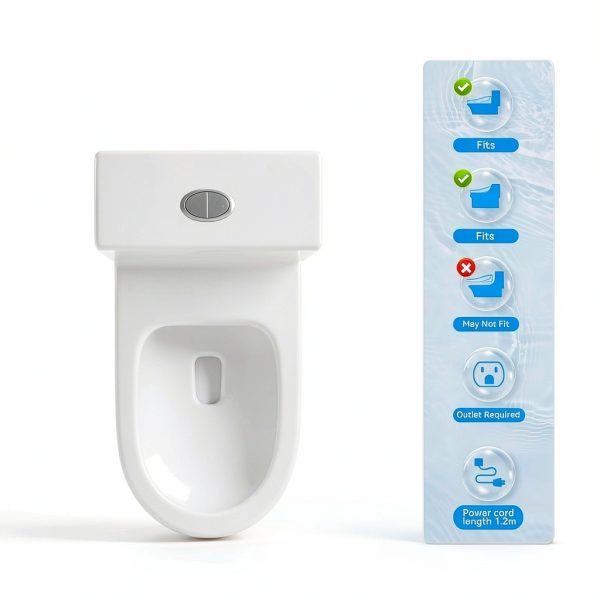 Auto Open Close Lid Bidet Toilet Seat TOTTE White Elongated-6