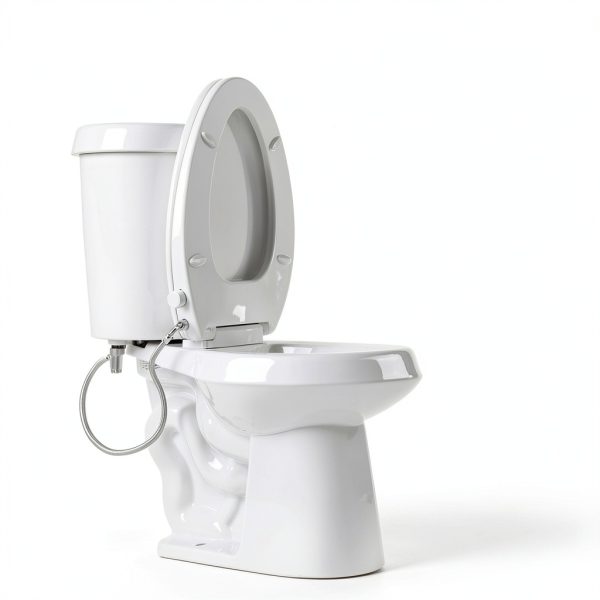 Clear Rear Elongated Bidet Seat Non Electric Adjustable Sprayer-1