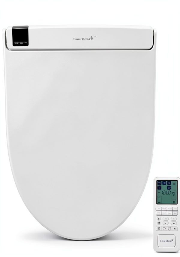 SmartBidet SB-3000 Bidet Seat for Elongated Toilets with LED Light-0