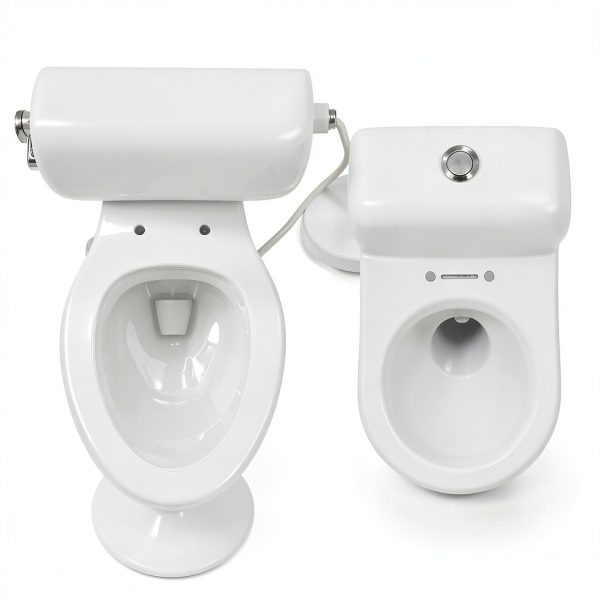 Bidet Toilet Seat Elongated Clirass SC-HEY02 Slow-Close Dual Nozzles-7
