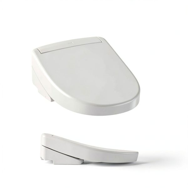 TOTO® WASHLET® S5 Electronic Bidet Toilet Seat with Instantaneous Water Heating, PREMIST and EWATER+ Wand Cleaning, Round, Cotton White - SW3445#01-17