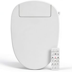 Bidet Toilet Seat Soningsimi A102 White Elongated Heated Warm Air-0