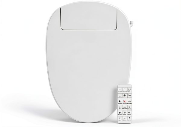 Bidet Toilet Seat Soningsimi A102 White Elongated Heated Warm Air-0