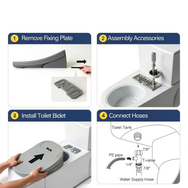 Bidet Toilet Seat Aquonderful 201SP Elongated Heated Warm Air Dryer-8