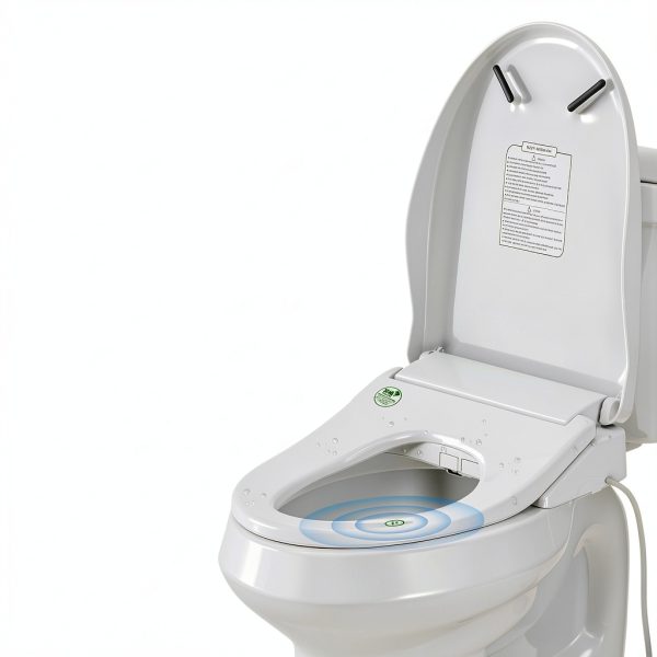 Electric Bidet Toilet Seat with Instant Warm Bidet Wash & Warm Air Dryer, Self-Cleaning Stainless Steel Nozzle, Soft Close Lid, Elongated-3