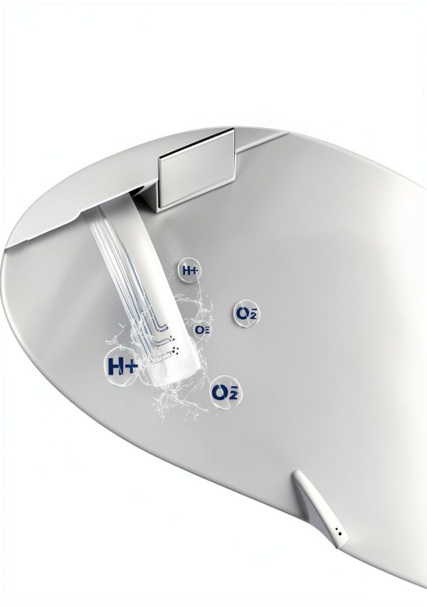Sosh Auto Open Lid Bidet Seat, Smart Max Electric Toilet Seat with Instant Warm Water, Dryer, Front and Rear Wash, Remote Control, Self-Cleaning Nozzle, Eco Mode-3