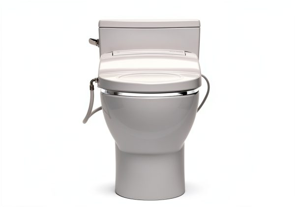 Bidet Toilet Seat ALPHA BIDET JX2 Elongated White Warm Water LED Light-6